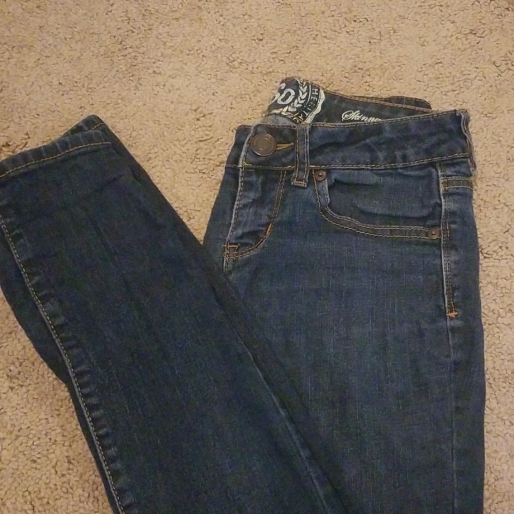 Size 3 Dark Denim Skinny Jeans